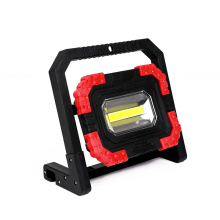 portable flood light wire ip44 10W cob work light with power outlet